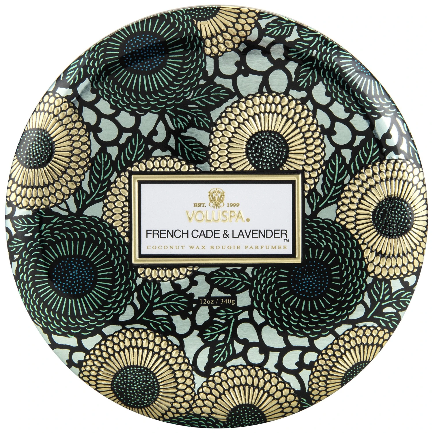 Voluspa French Cade Lavender - 3 Wick Tin Candle 3 Voluspa French Cade Lavender - 3 Wick Tin Candle