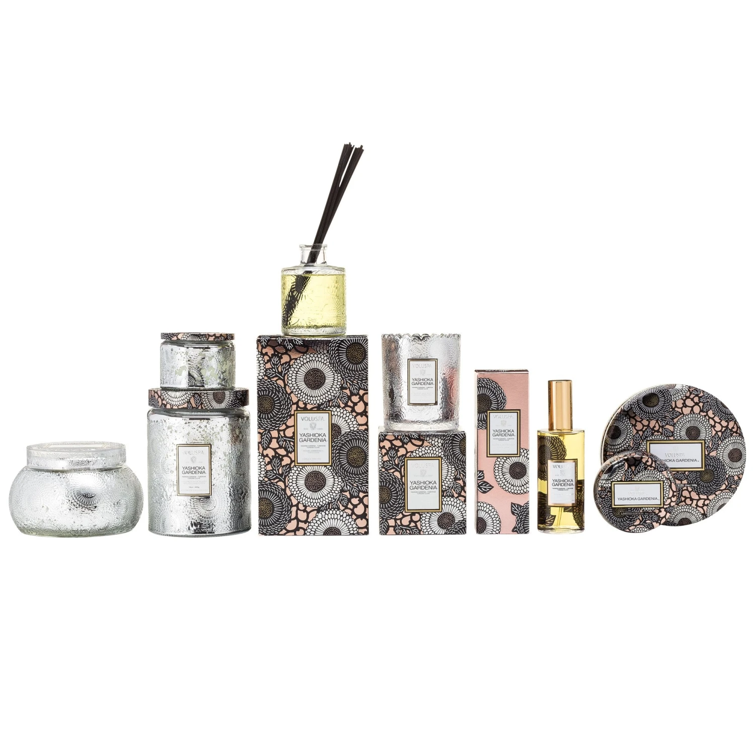 Voluspa Yashioka Gardenia - 3 Wick Tin Candle 5 Voluspa Yashioka Gardenia - 3 Wick Tin Candle - Image 3