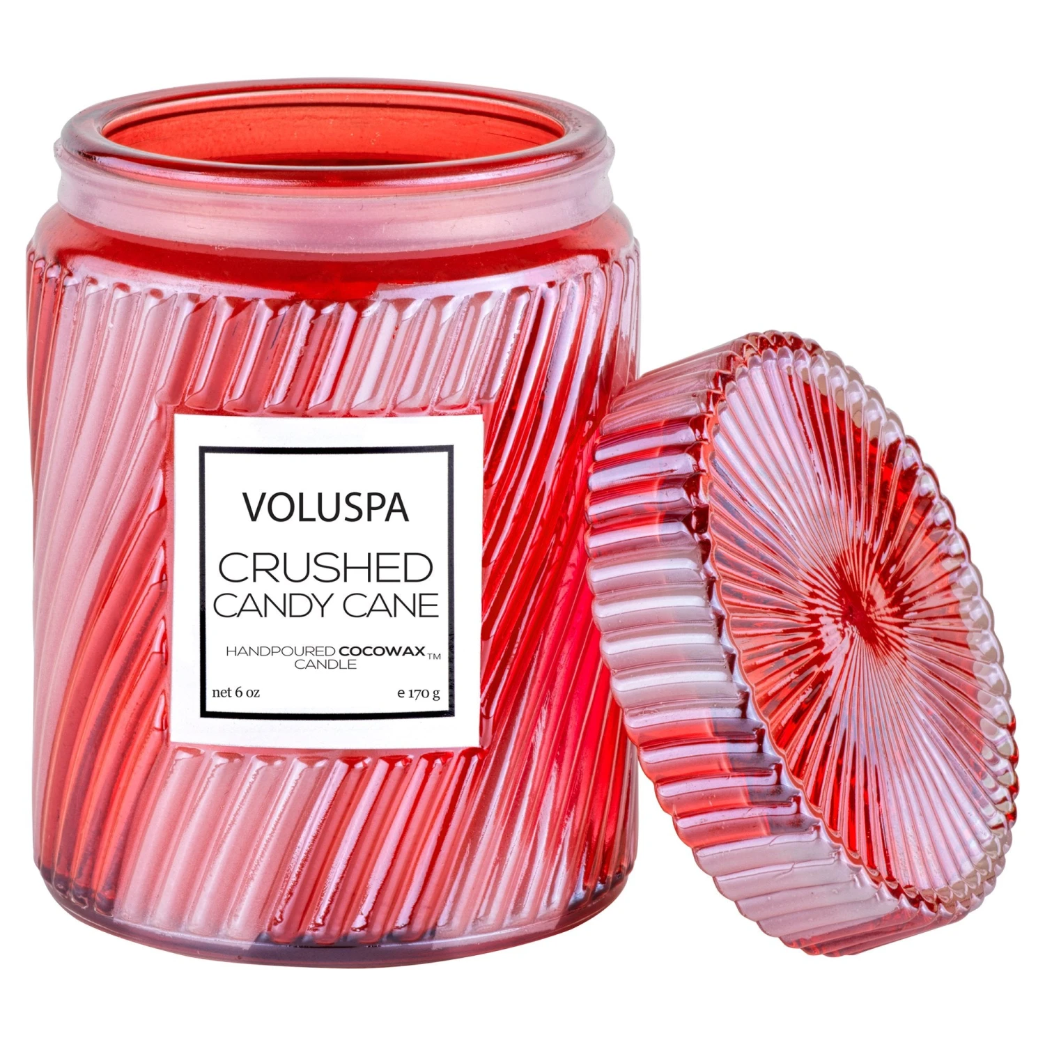Voluspa Crushed Candy Cane - Small Jar Candle 4 Voluspa Crushed Candy Cane - Small Jar Candle - Image 2