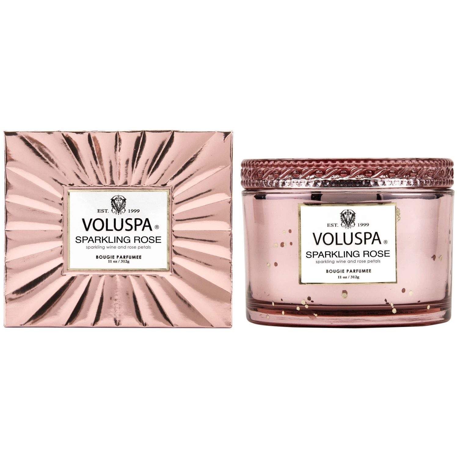 Voluspa Sparkling Rose - Corta Maison Candle 4 Voluspa Sparkling Rose - Corta Maison Candle - Image 2