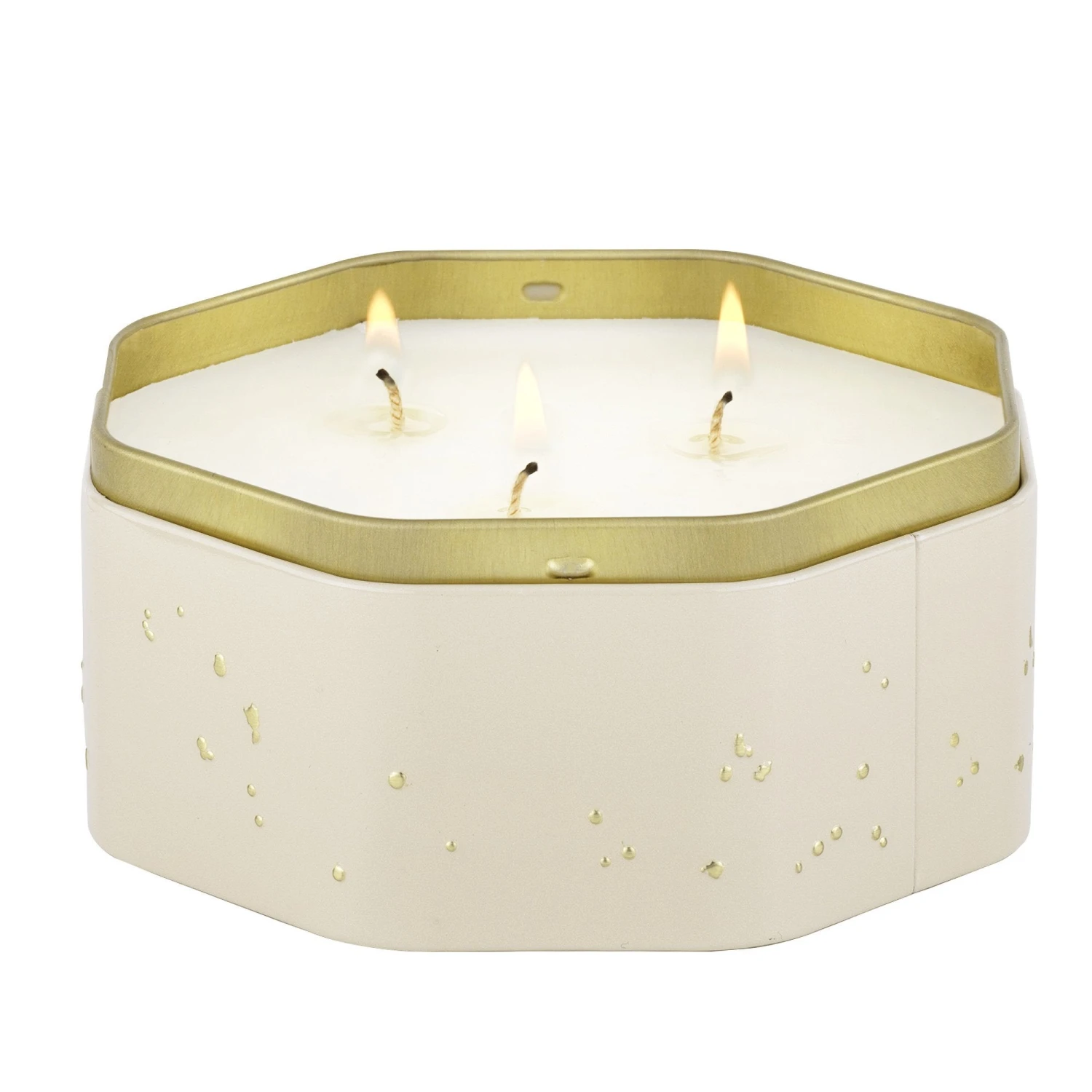 Voluspa Coconut Papaya - 3 Wick Octagon Tin Candle 6 Voluspa Coconut Papaya - 3 Wick Octagon Tin Candle - Image 4