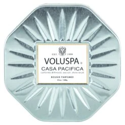 Voluspa Casa Pacifica - 3 Wick Octagon Tin Candle