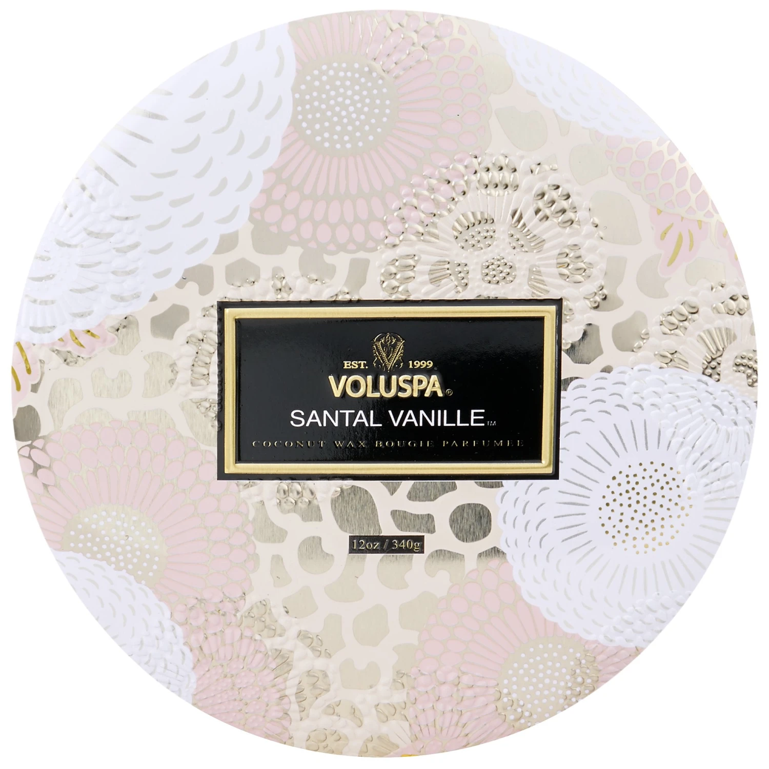 Voluspa Santal Vanille - 3 Wick Tin Candle 3 Voluspa Santal Vanille - 3 Wick Tin Candle