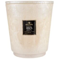Voluspa Santal Vanille - 5 Wick Hearth Candle