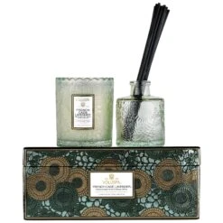 Voluspa French Cade Lavender - Candle & Diffuser Gift Set