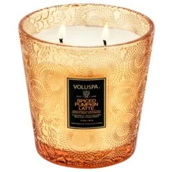 Voluspa Spiced Pumpkin Latte - 2 Wick Hearth Candle 11 Voluspa Spiced Pumpkin Latte - 2 Wick Hearth Candle -Voluspa 73621 2