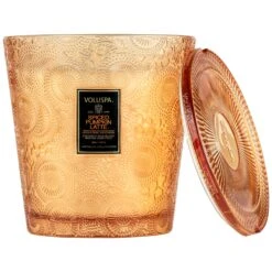 Voluspa Spiced Pumpkin Latte - 3 Wick Hearth Candle -Voluspa 73821 2