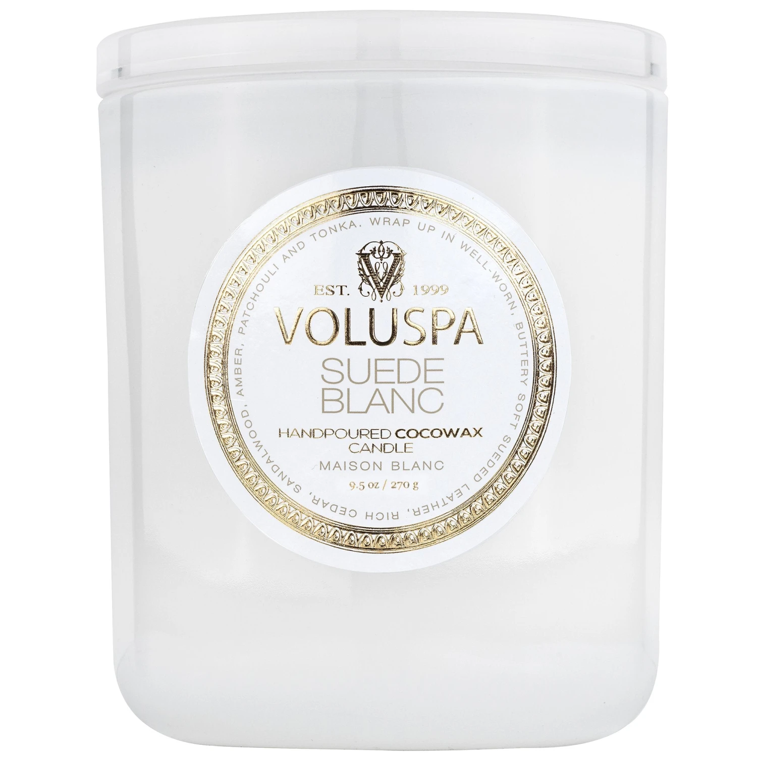 Voluspa Suede Blanc - Classic Candle 5 Voluspa Suede Blanc - Classic Candle - Image 3