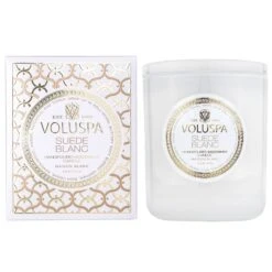Voluspa Suede Blanc - Classic Candle