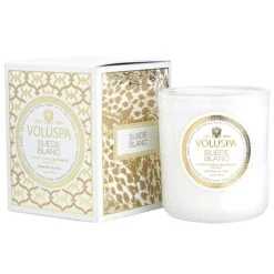 Voluspa Suede Blanc - Classic Candle 13 Voluspa Suede Blanc - Classic Candle -Voluspa 8101 3
