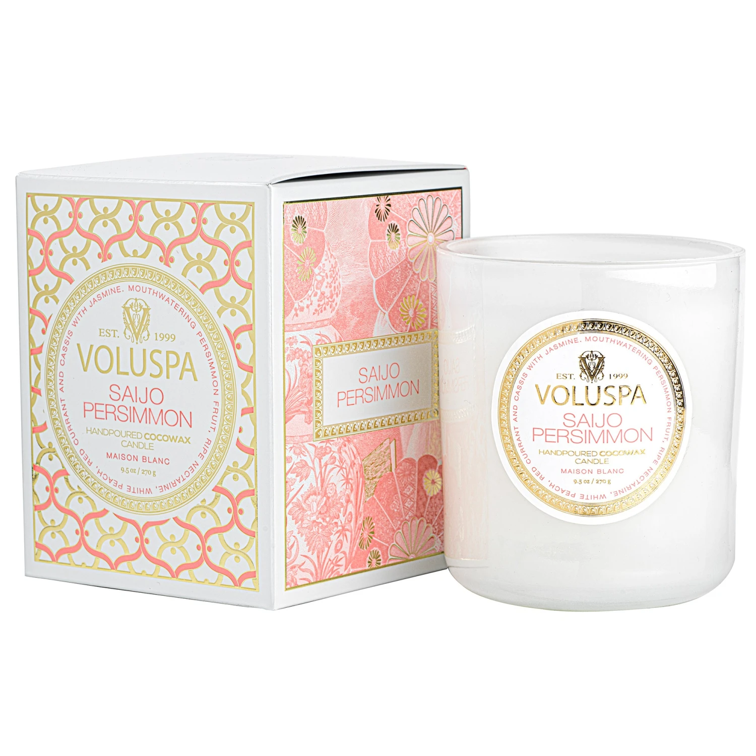 Voluspa Saijo Persimmon - Classic Candle 7 Voluspa Saijo Persimmon - Classic Candle - Image 5