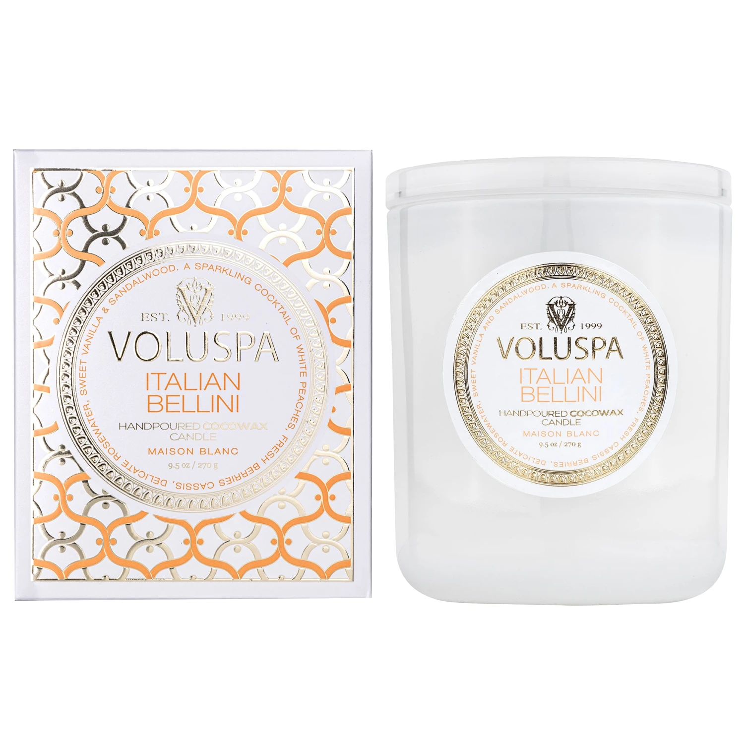 Voluspa Italian Bellini - Classic Candle 3 Voluspa Italian Bellini - Classic Candle