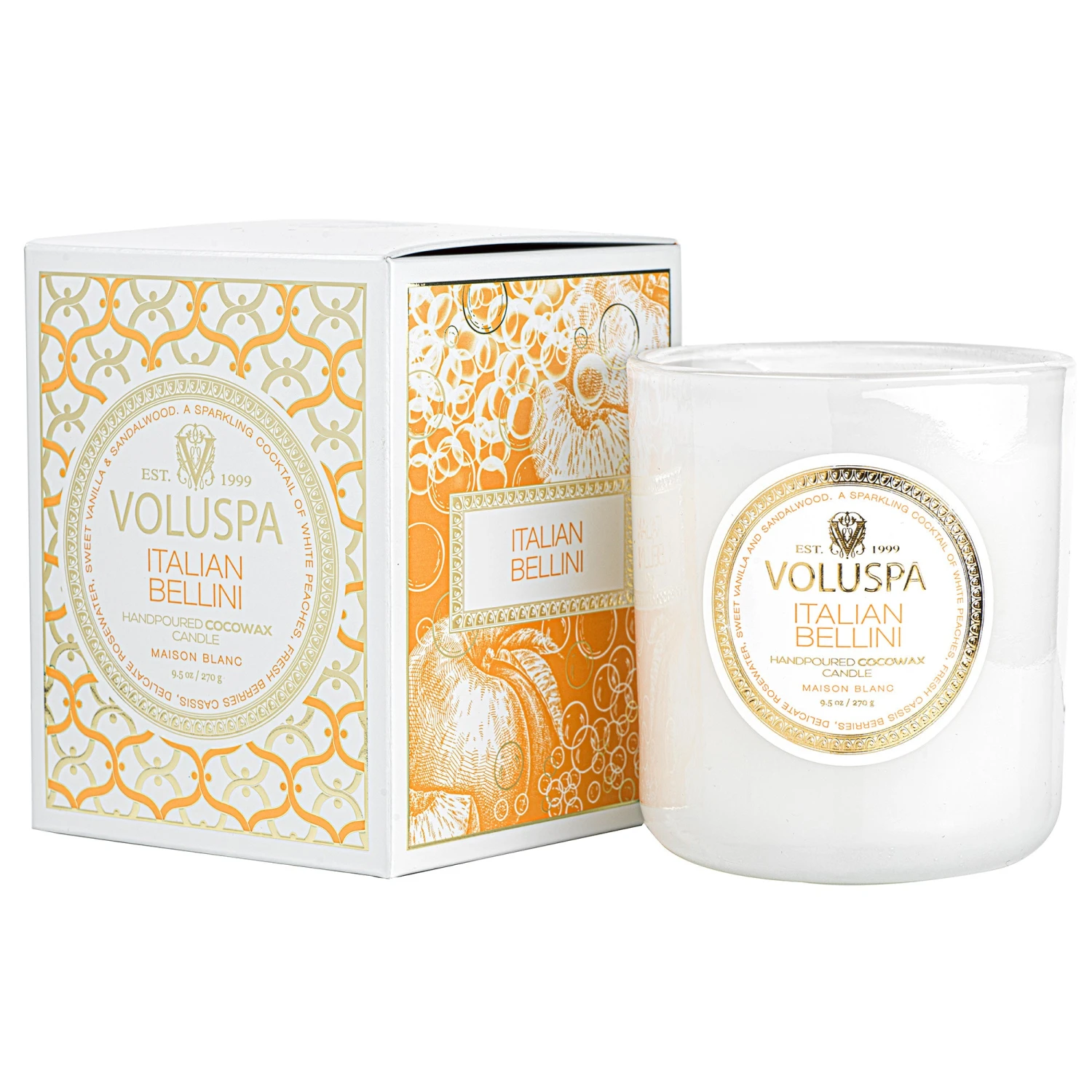 Voluspa Italian Bellini - Classic Candle 7 Voluspa Italian Bellini - Classic Candle - Image 5