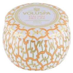 Voluspa Italian Bellini - Mini Tin Candle -Voluspa 8116 1 2