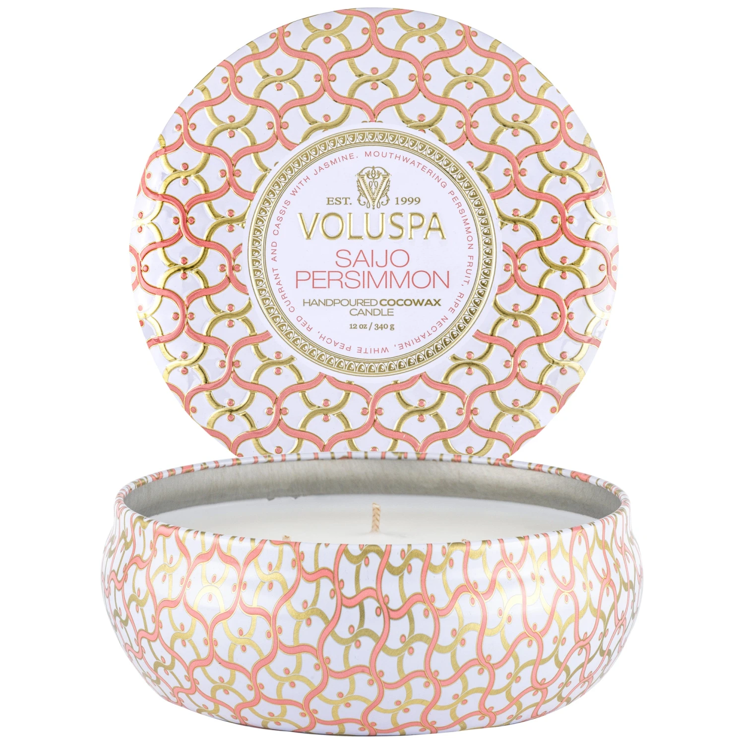 Voluspa Saijo Persimmon - 3 Wick Tin Candle 6 Voluspa Saijo Persimmon - 3 Wick Tin Candle - Image 4