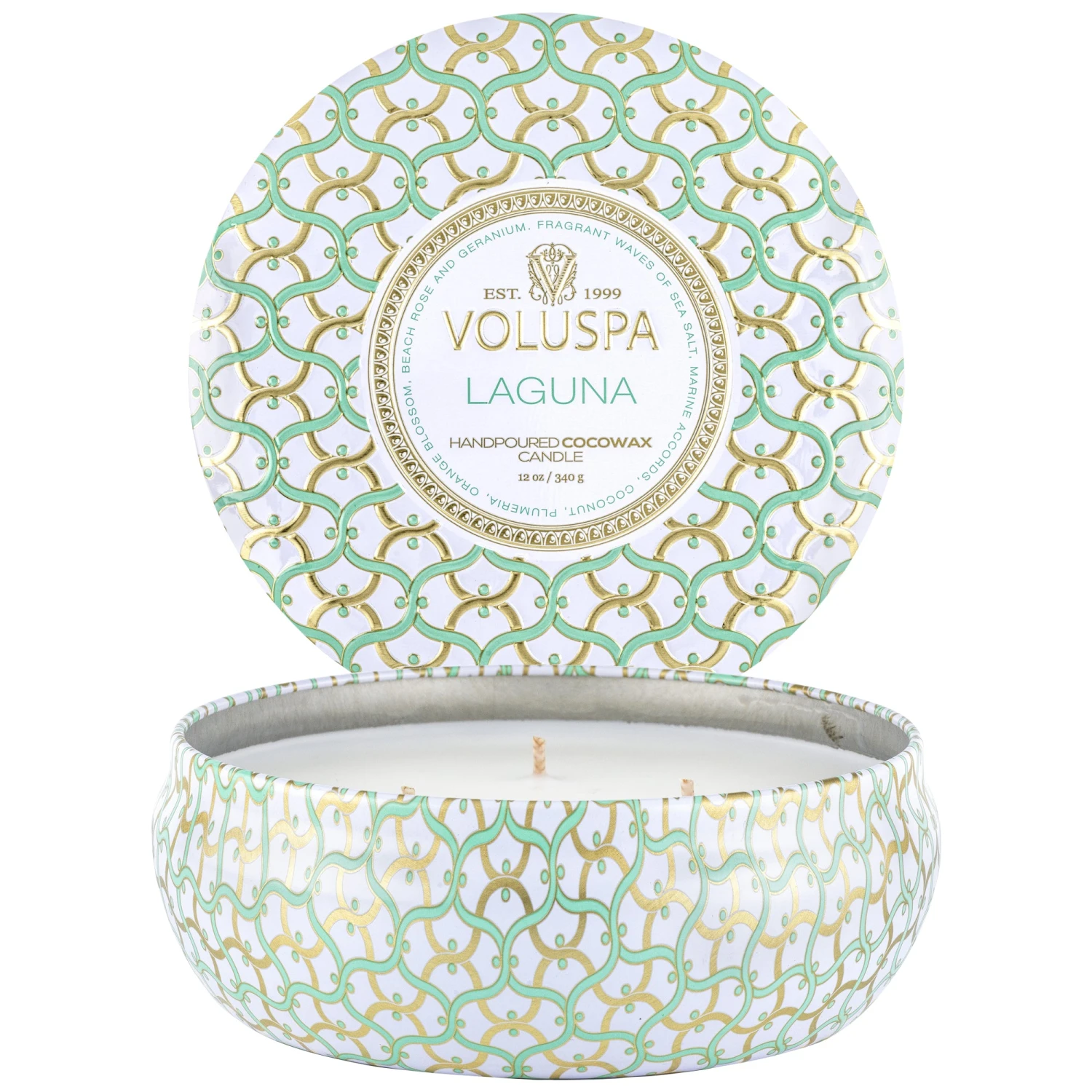 Voluspa Laguna - 3 Wick Tin Candle 6 Voluspa Laguna - 3 Wick Tin Candle - Image 4