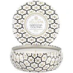 Voluspa Gardenia Colonia - 3 Wick Tin Candle 11 Voluspa Gardenia Colonia - 3 Wick Tin Candle -Voluspa 8125 2 1 1