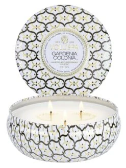 Voluspa Gardenia Colonia - 3 Wick Tin Candle 10 Voluspa Gardenia Colonia - 3 Wick Tin Candle -Voluspa 8125 2 2