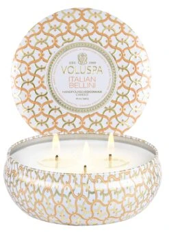 Voluspa Italian Bellini - 3 Wick Tin Candle 10 Voluspa Italian Bellini - 3 Wick Tin Candle -Voluspa 8126 2 2