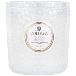 Voluspa Suede Blanc - Luxe Candle