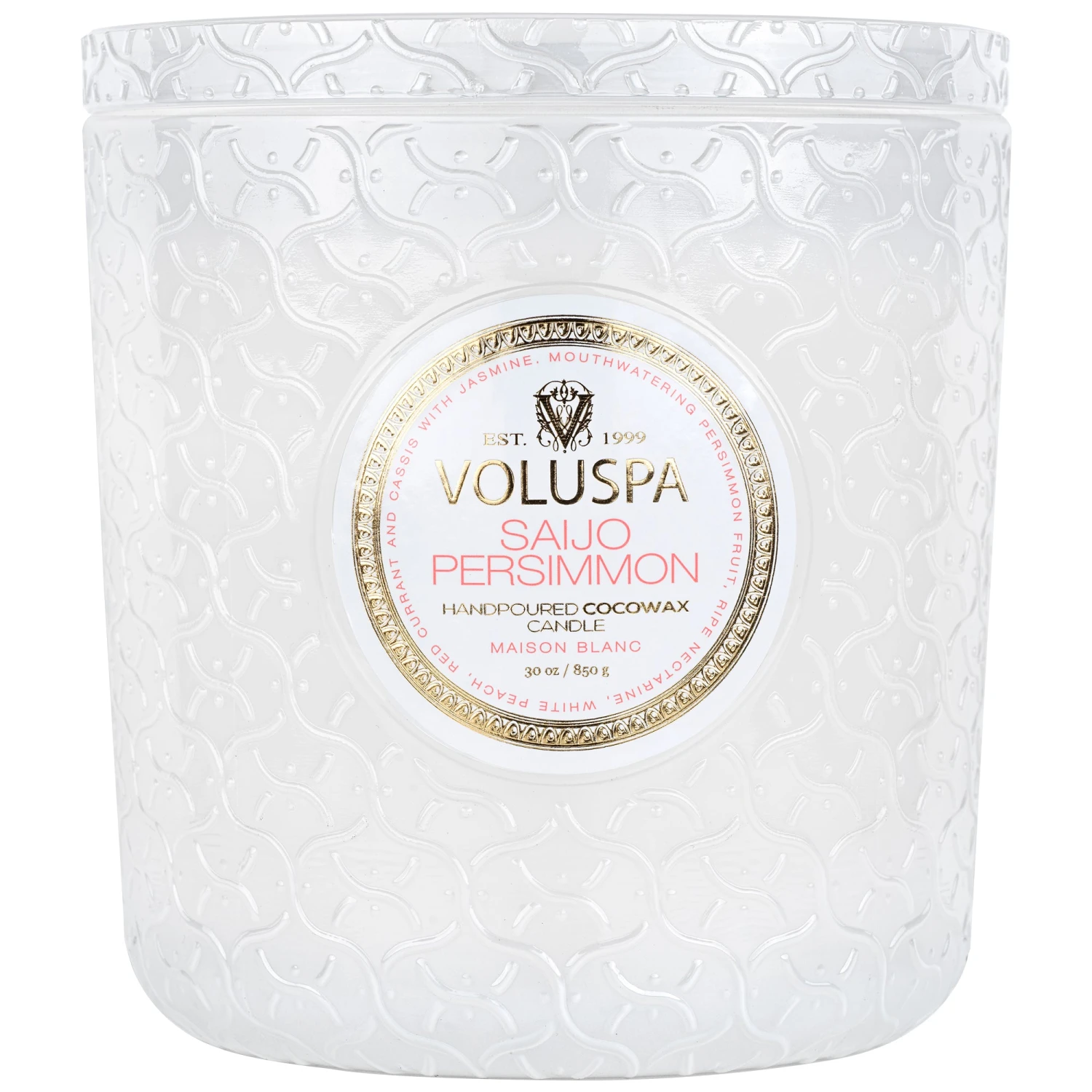 Voluspa Saijo Persimmon - Luxe Candle 3 Voluspa Saijo Persimmon - Luxe Candle