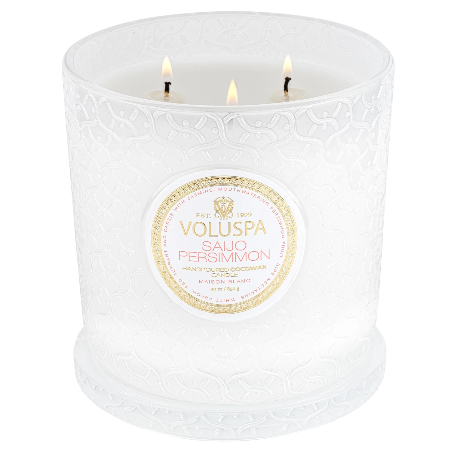 Voluspa Saijo Persimmon - Luxe Candle 5 Voluspa Saijo Persimmon - Luxe Candle - Image 3