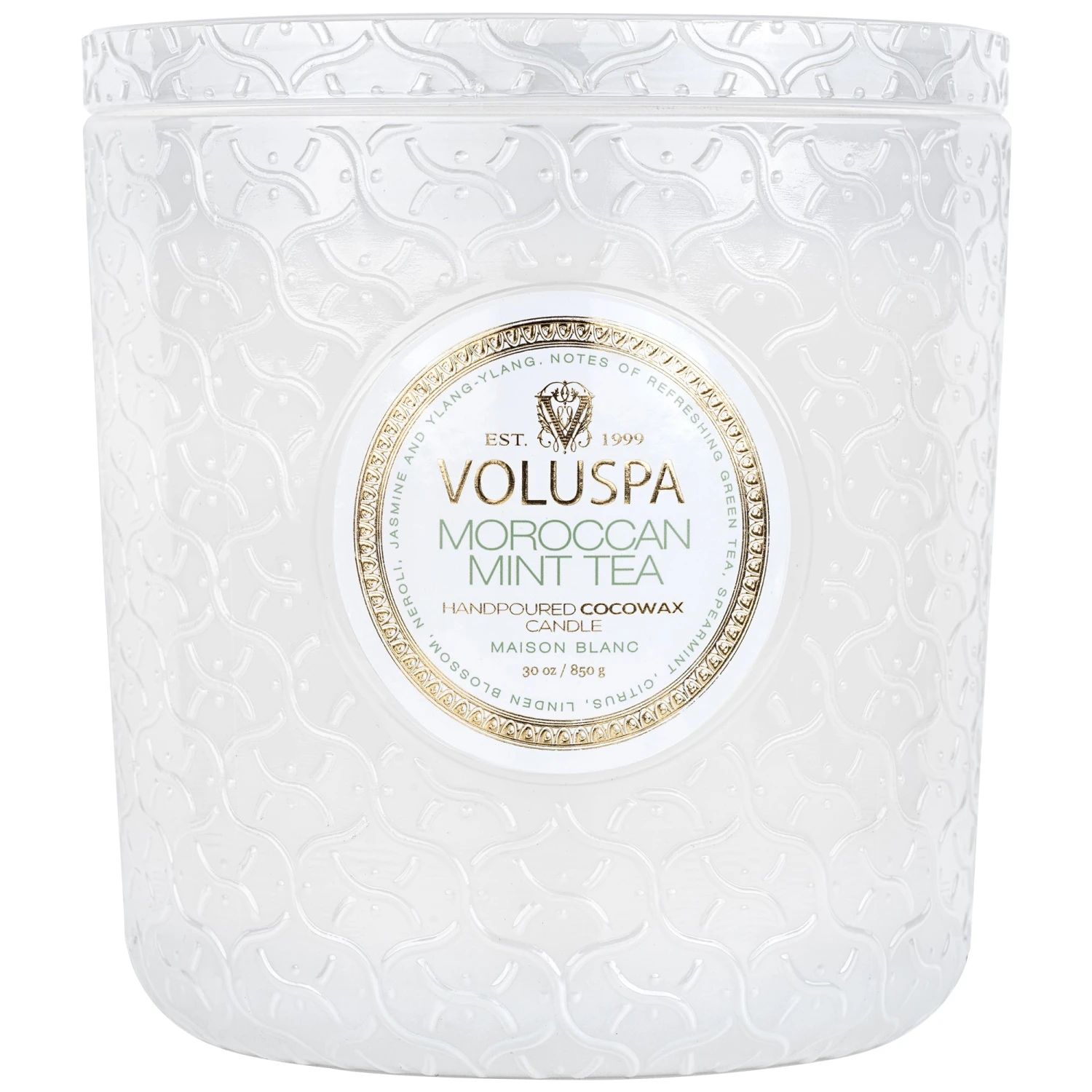 Voluspa Moroccan Mint Tea - Luxe Candle 3 Voluspa Moroccan Mint Tea - Luxe Candle