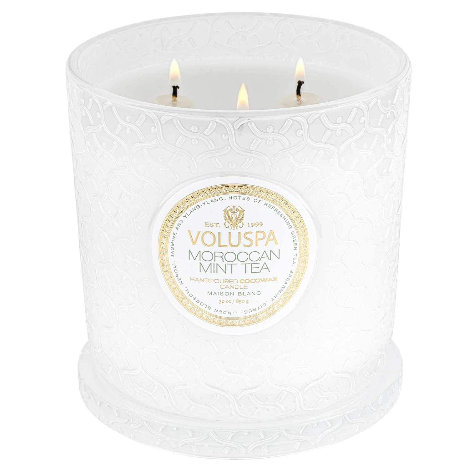 Voluspa Moroccan Mint Tea - Luxe Candle 5 Voluspa Moroccan Mint Tea - Luxe Candle - Image 3