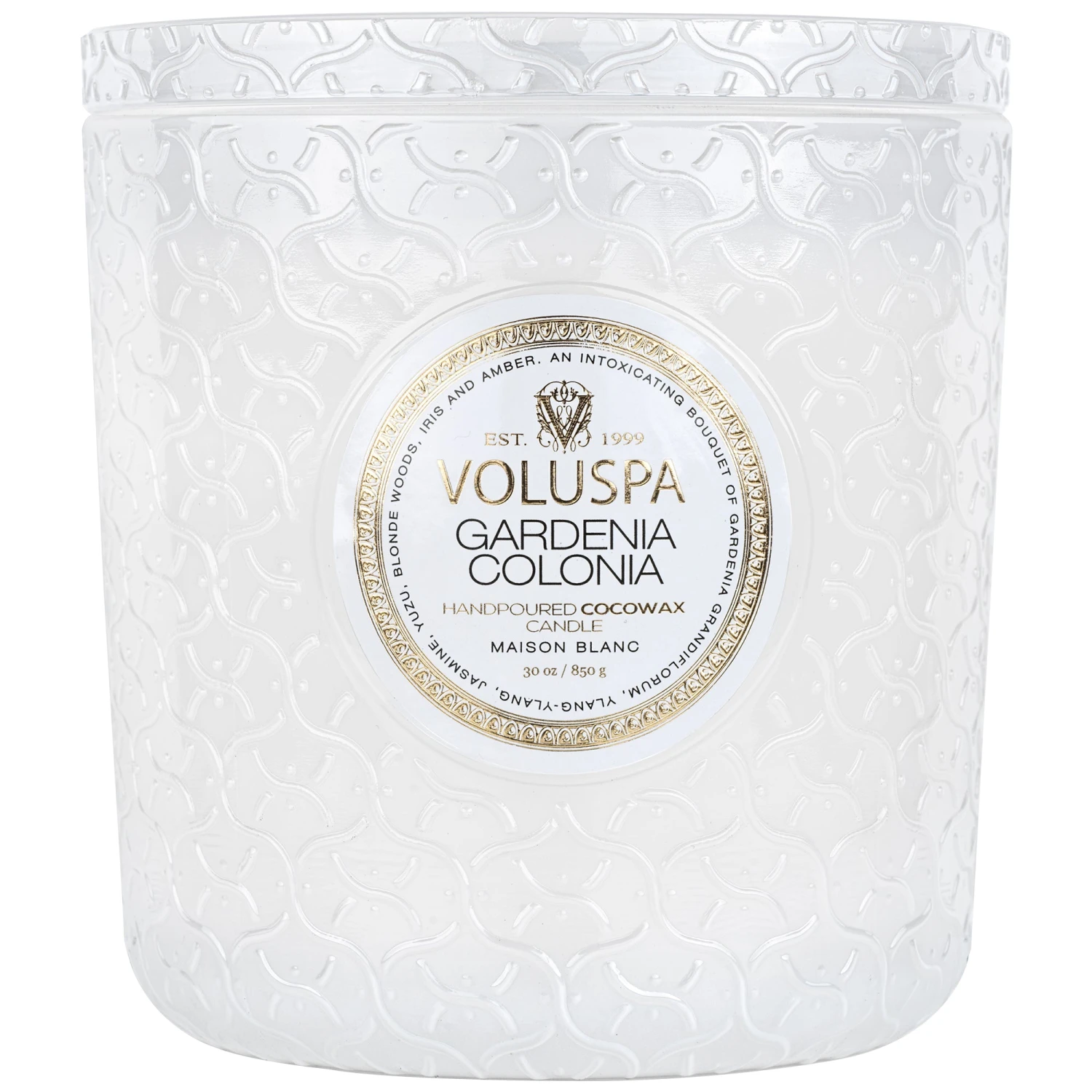 Voluspa Gardenia Colonia - Luxe Candle 3 Voluspa Gardenia Colonia - Luxe Candle