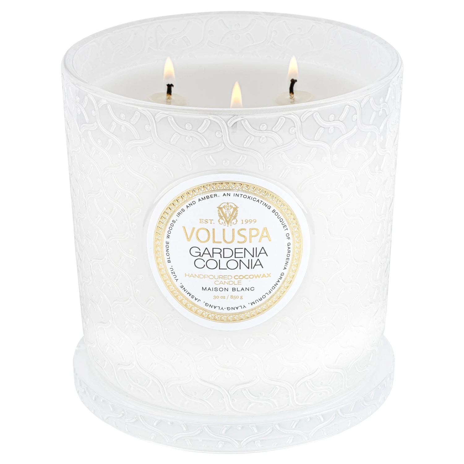 Voluspa Gardenia Colonia - Luxe Candle 5 Voluspa Gardenia Colonia - Luxe Candle - Image 3