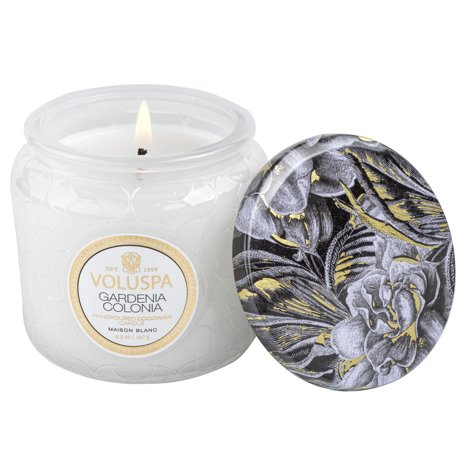 Voluspa Gardenia Colonia - Petite Jar Candle 4 Voluspa Gardenia Colonia - Petite Jar Candle - Image 2