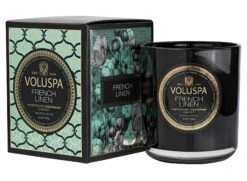 Voluspa French Linen - Classic Candle 15 Voluspa French Linen - Classic Candle -Voluspa 8204 3