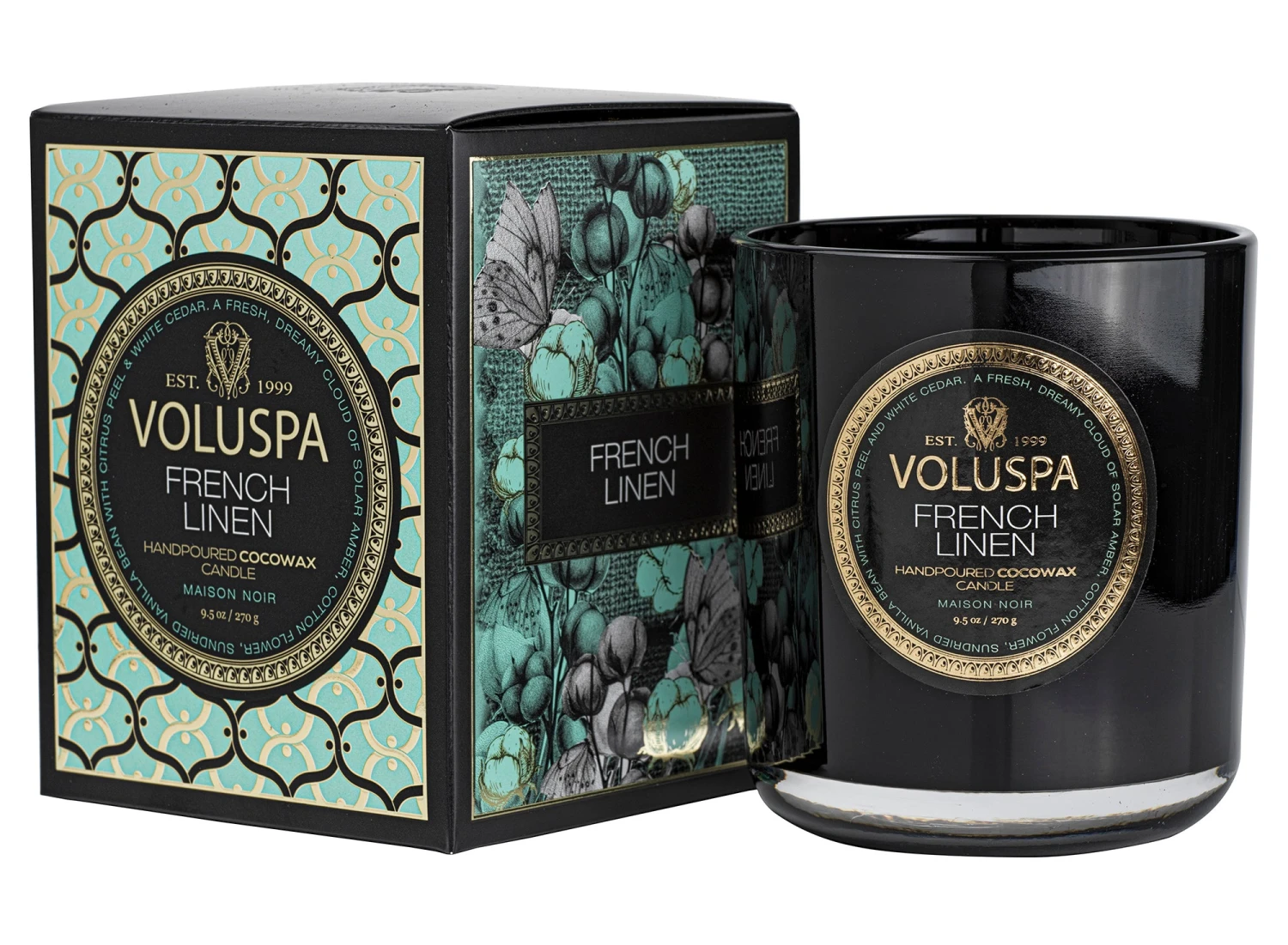 Voluspa French Linen - Classic Candle 8 Voluspa French Linen - Classic Candle - Image 6