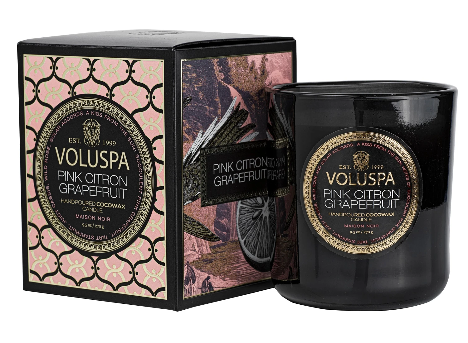 Voluspa Pink Citron Grapefruit - Classic Candle 8 Voluspa Pink Citron Grapefruit - Classic Candle - Image 6