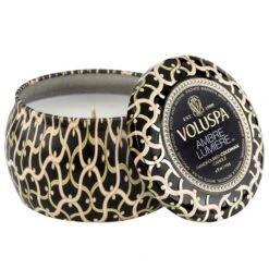 Voluspa Ambre Lumiere - Mini Tin Candle
