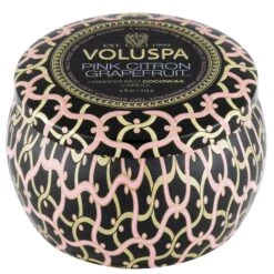 Voluspa Pink Citron Grapefruit - Mini Tin Candle 12 Voluspa Pink Citron Grapefruit - Mini Tin Candle -Voluspa 8215 1