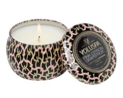 Voluspa Pink Citron Grapefruit - Mini Tin Candle 11 Voluspa Pink Citron Grapefruit - Mini Tin Candle -Voluspa 8215 2