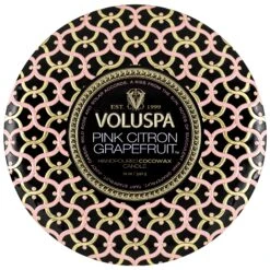 Voluspa Pink Citron Grapefruit - 3 Wick Tin Candle