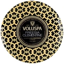 Voluspa Freesia Clementine - 3 Wick Tin Candle