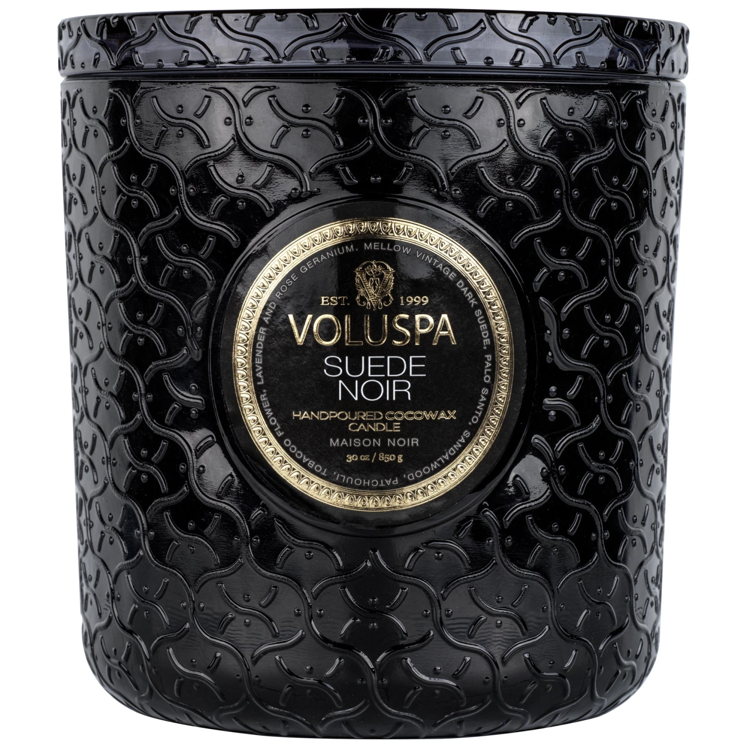 Voluspa Suede Noir - Luxe Candle 3 Voluspa Suede Noir - Luxe Candle