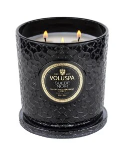 Voluspa Suede Noir - Luxe Candle 10 Voluspa Suede Noir - Luxe Candle -Voluspa 8233 2