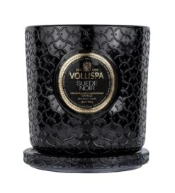 Voluspa Suede Noir - Luxe Candle 11 Voluspa Suede Noir - Luxe Candle -Voluspa 8233 3