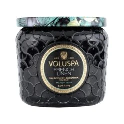 Voluspa French Linen - Petite Jar Candle -Voluspa 8244 1