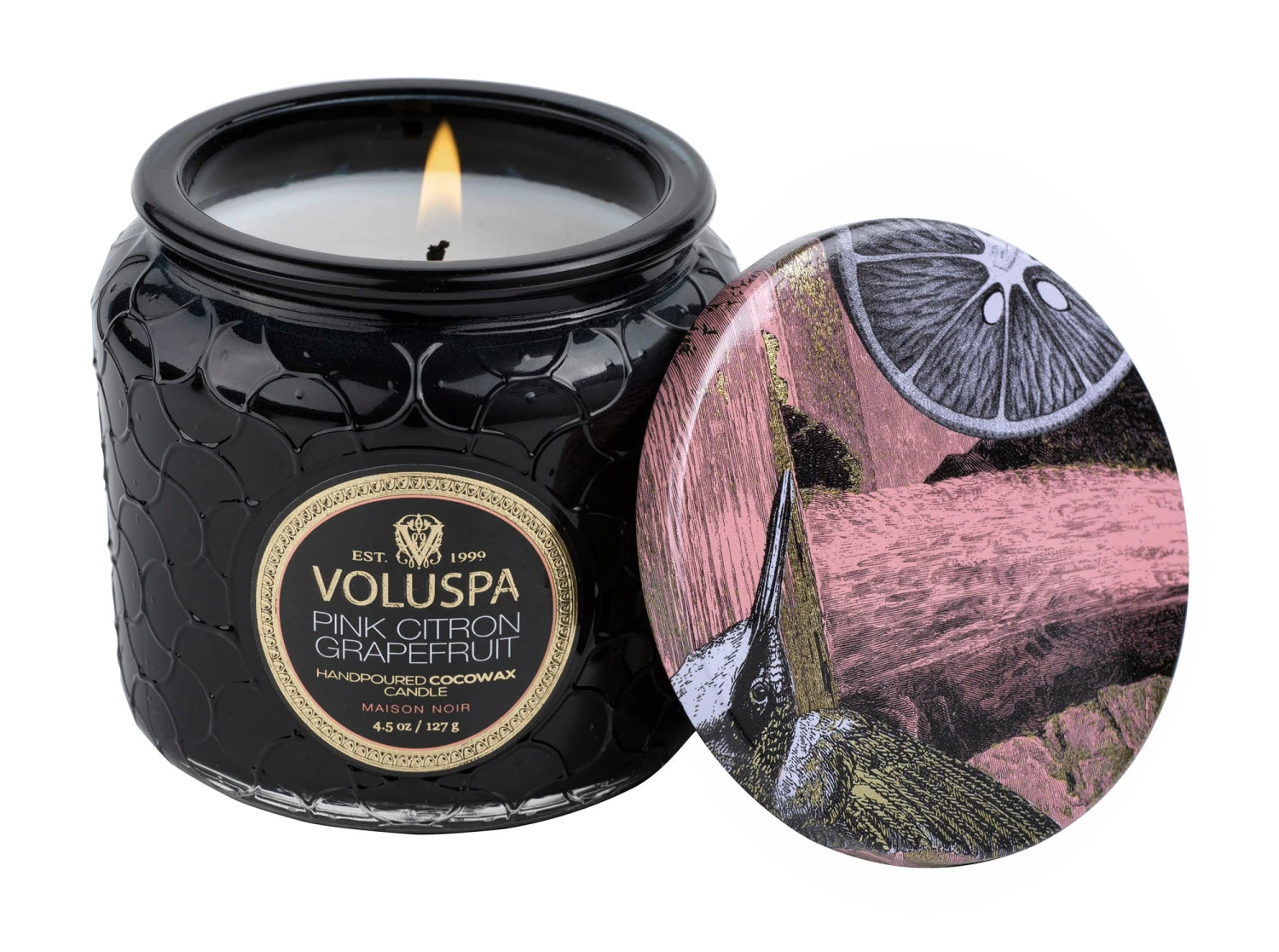 Voluspa Pink Citron Grapefruit - Petite Jar Candle 4 Voluspa Pink Citron Grapefruit - Petite Jar Candle - Image 2