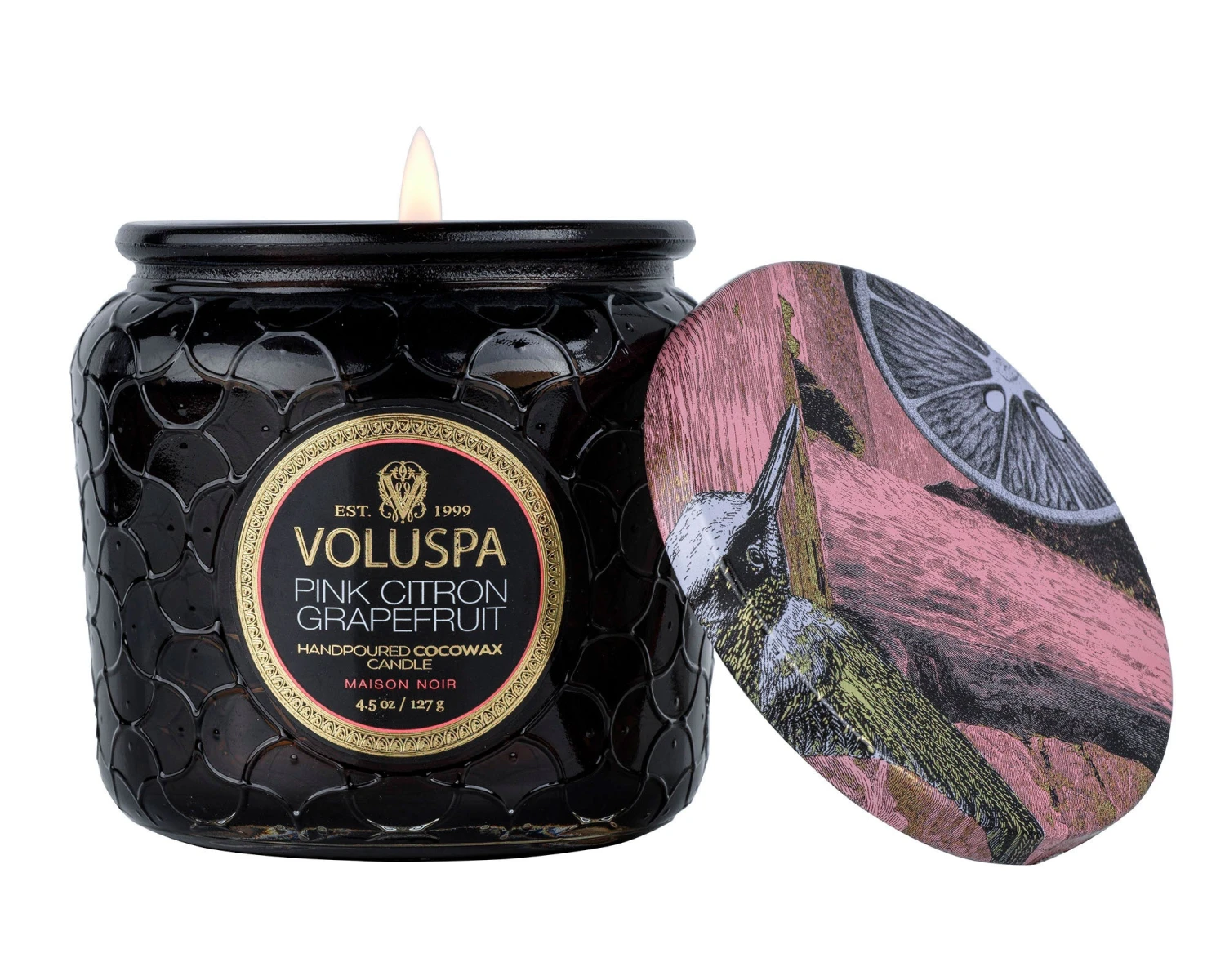 Voluspa Pink Citron Grapefruit - Petite Jar Candle 3 Voluspa Pink Citron Grapefruit - Petite Jar Candle