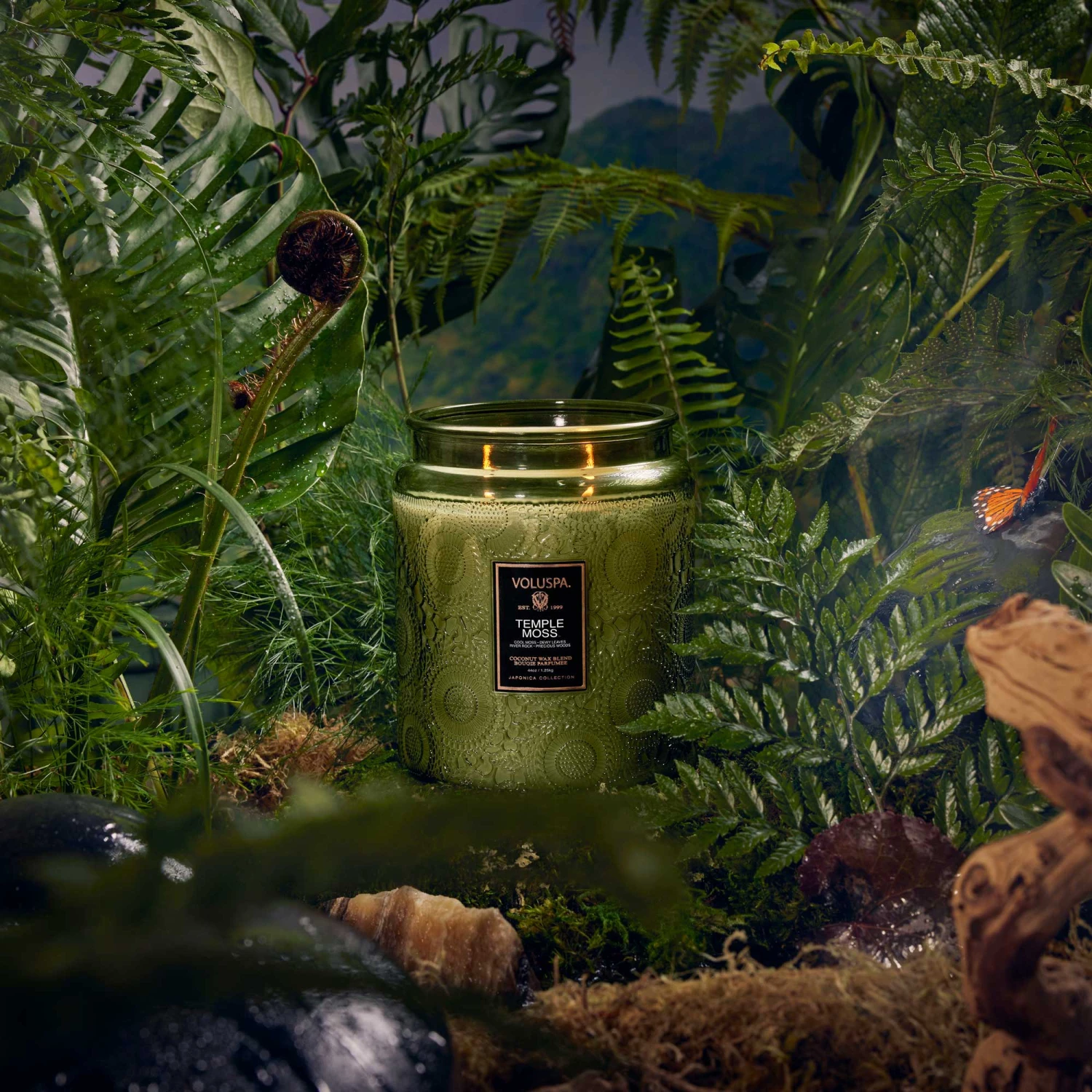 Voluspa Temple Moss - Luxe Jar Candle 5 Voluspa Temple Moss - Luxe Jar Candle - Image 3