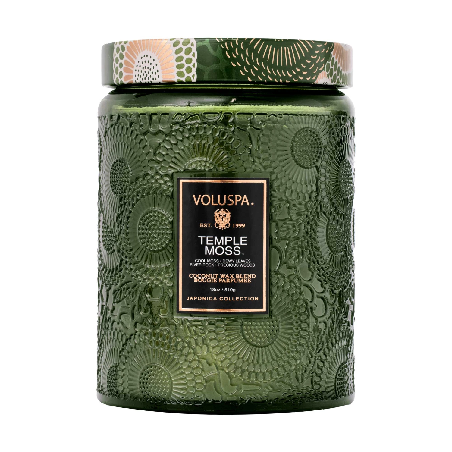 Voluspa Temple Moss - Large Jar Candle 7 Voluspa Temple Moss - Large Jar Candle - Image 5