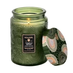 Voluspa Temple Moss - Large Jar Candle