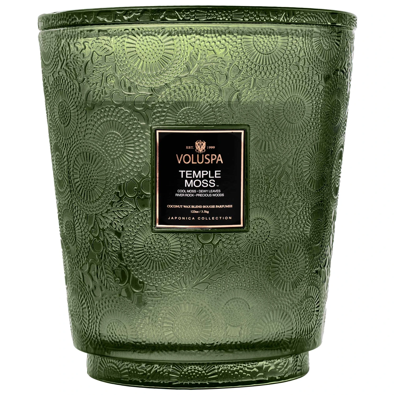 Voluspa Temple Moss - 5 Wick Hearth Candle 3 Voluspa Temple Moss - 5 Wick Hearth Candle