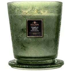 Voluspa Temple Moss - 5 Wick Hearth Candle 9 Voluspa Temple Moss - 5 Wick Hearth Candle -Voluspa F23 PR 72835 002